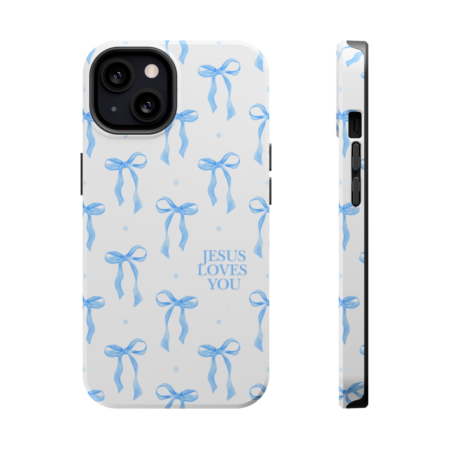 Blue Bow Tough Case